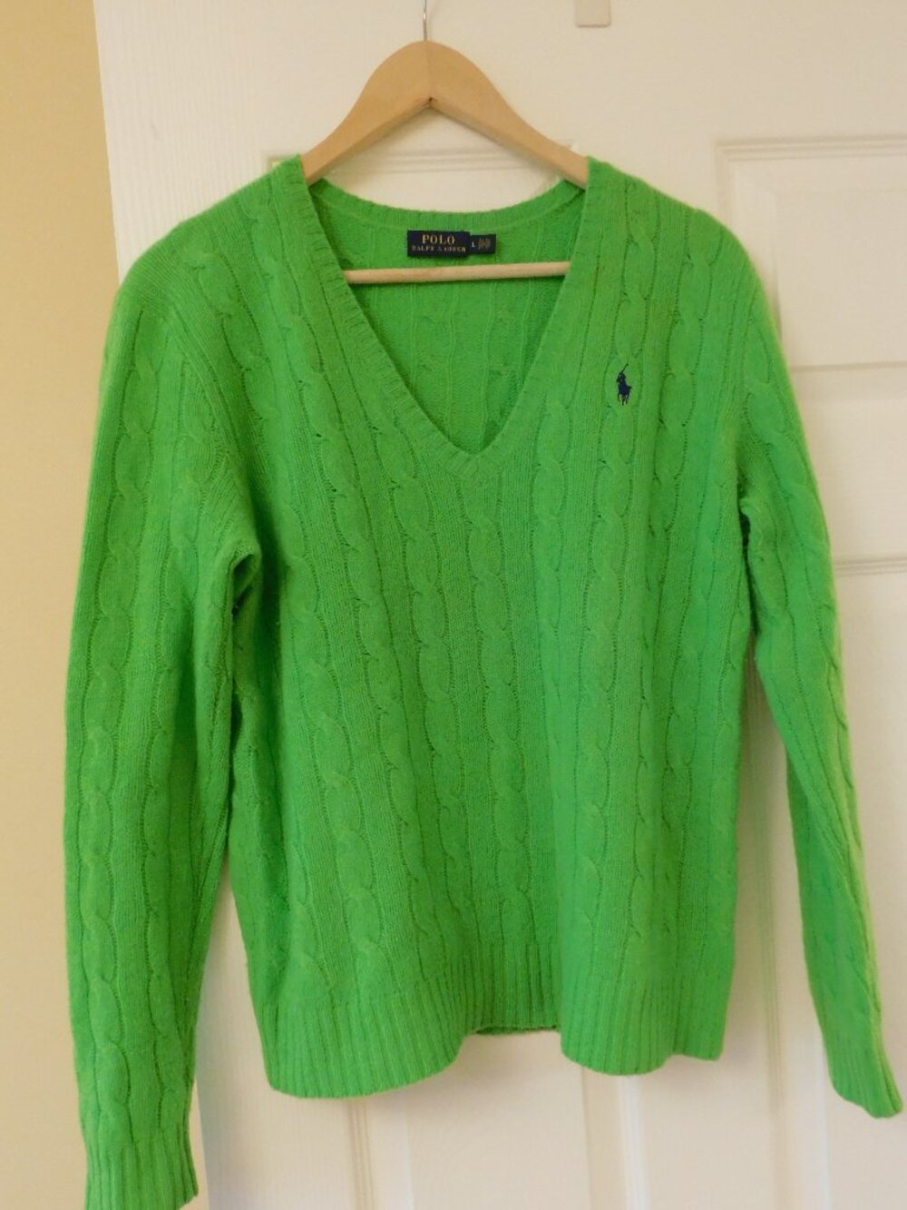 Polo Ralph Lauren Cable Knit Wool-Cashmere Sweater